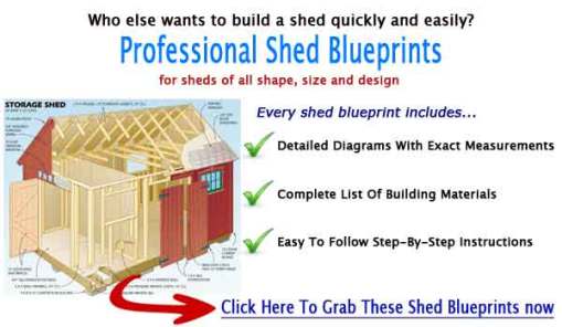 Free Storage Shed Blueprints